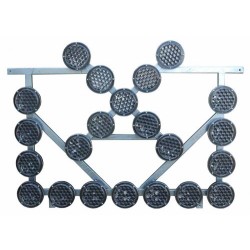 Panou sageti semnalizare luminoasa - dirijare trafic cu 22 lampi LED Panou sageti semnalizare luminoasa - dirijare trafic cu 22 lampi LED